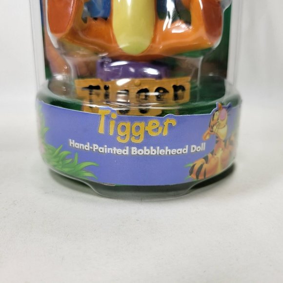 Disney Winnie the Pooh TIGGER Hand Painted 7" Bobblehead Doll Bobble Dobbles - Picture 4 of 9
